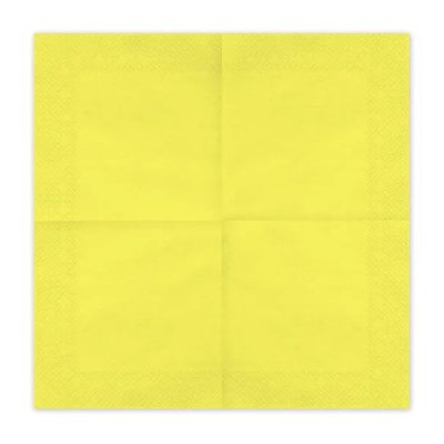 Κίτρινες Χαρτοπετσέτες 20 τεμ