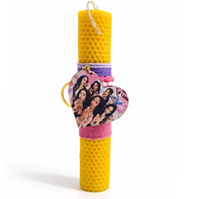 Λαμπάδα Μελισσοκέρι - Katseye με Μπρελόκ