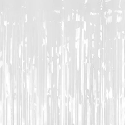 Λευκή Κουρτίνα Πάρτυ 200x100cm