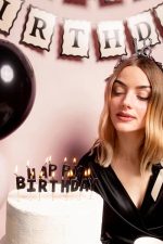 Μαύρα Κεράκια Happy Birthday13 τεμ
