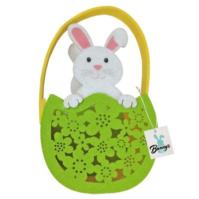 Πασχαλινό Καλάθι Τσόχινο - Λαγουδάκι