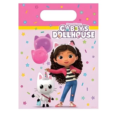 Σακουλάκια για Δωράκια Gabby's Dollhouse 6 τεμ
