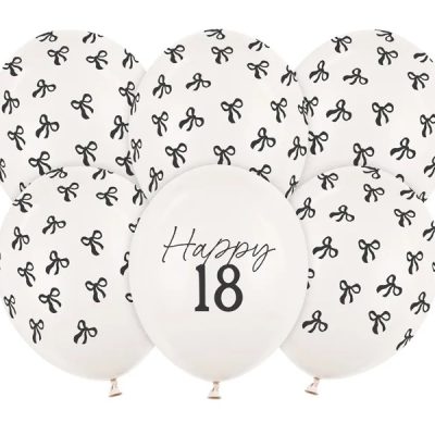 Σετ Μπαλόνια Happy 18 6 τεμ