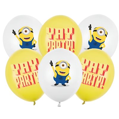Σετ Μπαλόνια Minions 6 τεμ