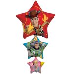 44 Τριπλό Μπαλόνι με αστέρια Toy Story 