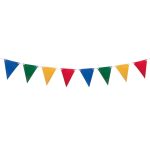 Τριγωνικά Σημαιάκια Πολύχρωμα 2.3m
