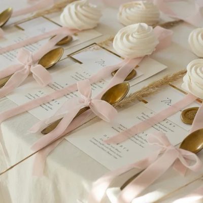 Βελούδινη Κορδέλα Απαλό Ροζ 10m