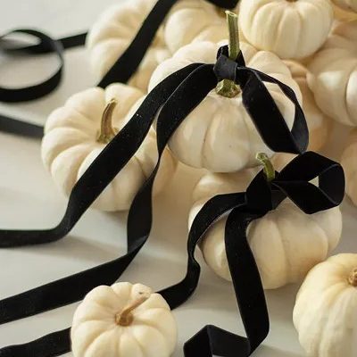 Βελούδινη Μαύρη Κορδέλα 10m