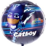 18 Μπαλόνι στρογγυλό Pj Masks - Catboy