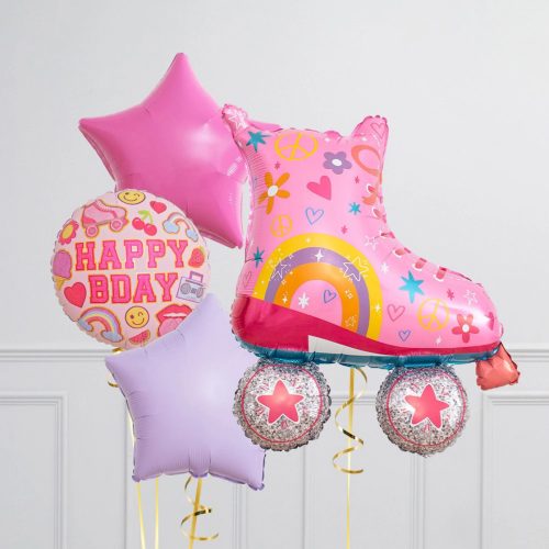 39” Μπαλόνι ροζ Roller Skates
