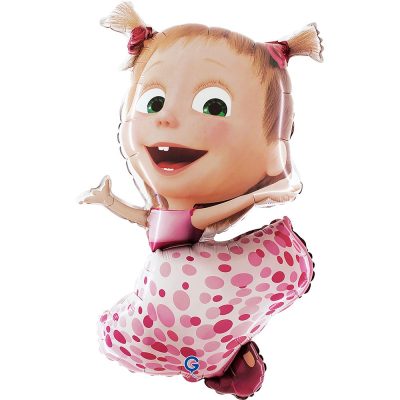 41'' Μπαλόνι Μάσα με πουά φόρεμα