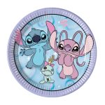 Χάρτινα Πιάτα Φαγητού - Angel & Stitch 8 τεμ