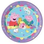 Πιάτα πάρτυ - Πέππα Γουρουνάκι & Baby Evie 8 τεμ