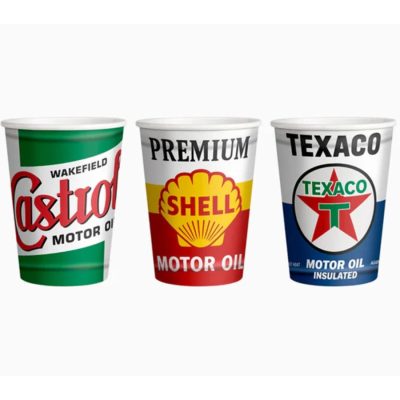 Χάρτινα Ποτήρια - Racing Motor Oil 6 Τεμ