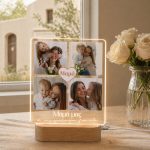 Φωτιστικό LED με 4 Φωτογραφίες για Μαμά