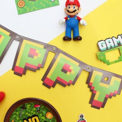 Γιρλάντα Happy Birthday - Game On 160cm