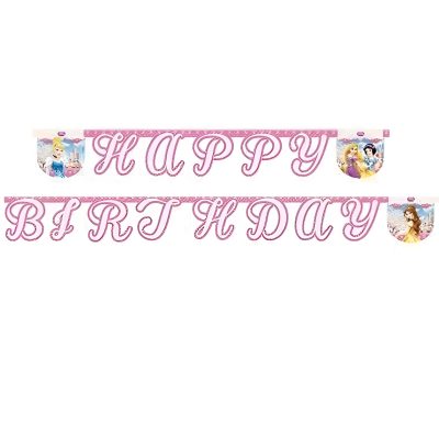 Γιρλάντα Happy Birthday Πριγκίπισσες Disney 2.4 m