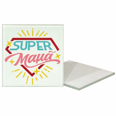 Γυάλινο σουβέρ για τη Γιορτή της Μητέρας – Super Μαμά