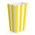 Κίτρινα Κουτάκια Για Ποπ Κορν 8 τεμ