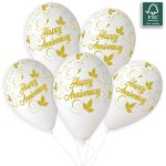 Λάτεξ Μπαλόνια Happy Anniversary 6 τεμ