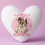 Μαξιλάρι Καρδιά - Katseye Pink