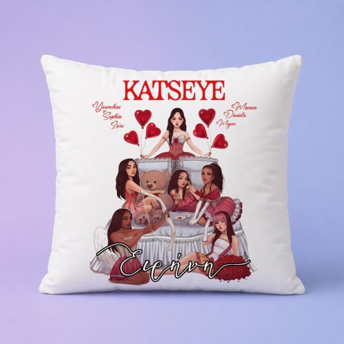 Μαξιλάρι - Katseye cute με όνομα