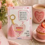 Μπρελόκ Καρδιά για Μαμά – Moms are Magic