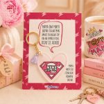 Μπρελόκ Καρδιά για Μαμά – Super Μαμά