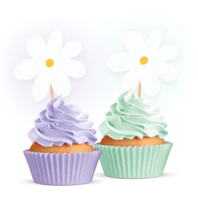 Οδοντογλυφίδες για πάρτυ - Μαργαρίτες 12 τεμ