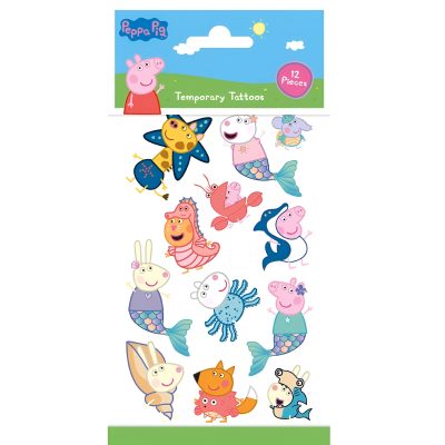 Παιδικά Τατουάζ Πέππα Το Γουρουνάκι 12 τεμ