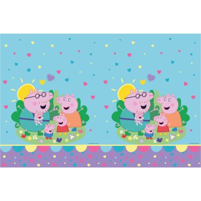 Πλαστικό Τραπεζομάντηλο - Πέππα Γουρουνάκι & Baby Evie 120Χ180 cm