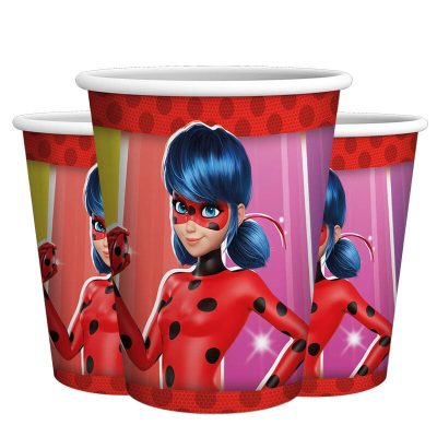 Ποτήρια πάρτυ Miraculous Ladybug 10 τεμ