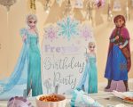 Προσωποποιημένος Πίνακας Frozen Με Αυτοκόλλητα & Φιγούρες που Στέκονται