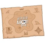 Σουπλά Πειρατικός Χάρτης 8 τεμ