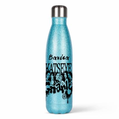 Θερμός με Γαλάζιο Glitter - Katseye με Όνομα