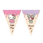 Τριγωνικά Σημαιάκια Hello Kitty & Kuromi 230cm