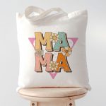 Τσάντα για Μαμά – Mama με Λουλούδια