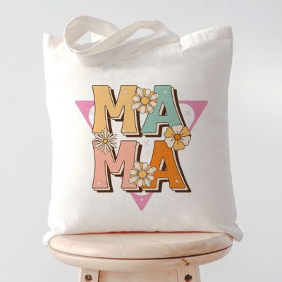 Τσάντα για Μαμά – Mama με Λουλούδια