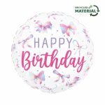 18'' Μπαλόνι με Φιόγκους - Happy Birthday