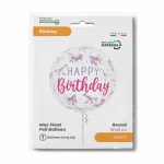 18'' Μπαλόνι με Φιόγκους - Happy Birthday