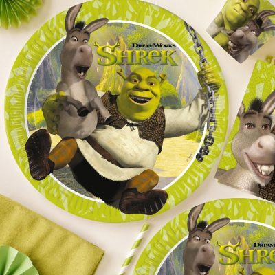 Χάρτινα Πιάτα Φαγητού - Shrek 8 τεμ