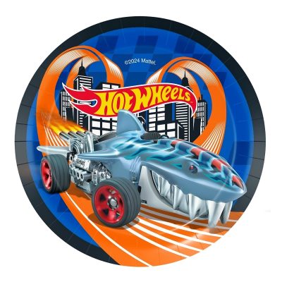 Πιάτα γλυκού – Hot Wheels 8 Τεμ