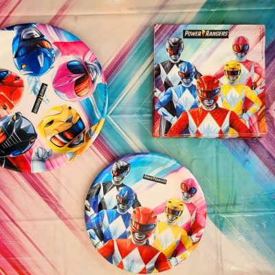 Χάρτινα Πιάτα – Power Rangers 8 τεμ