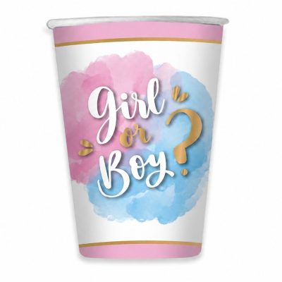 Χάρτινα Ποτήρια – Girl or Boy 8 Τεμ