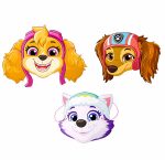 Χάρτινες Μάσκες - Paw Patrol 8 τεμ