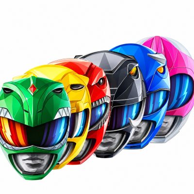 Χάρτινες Μάσκες – Power Rangers 6 Τεμ