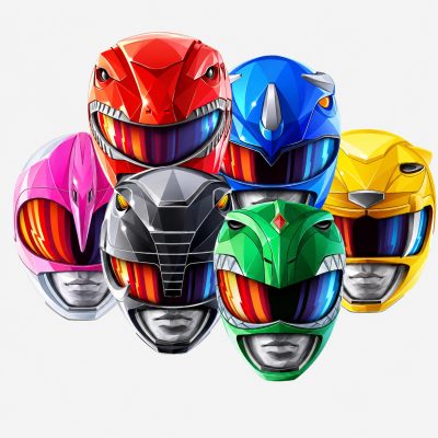 Χάρτινες Μάσκες – Power Rangers 6 Τεμ