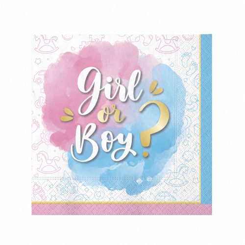 Χαρτοπετσέτες – Girl or Boy 20 Τεμ