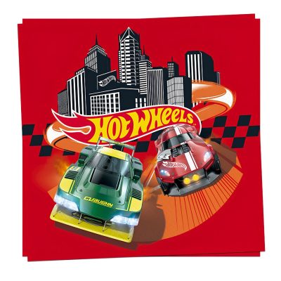 Χαρτοπετσέτες – Hot Wheels 20 Τεμ