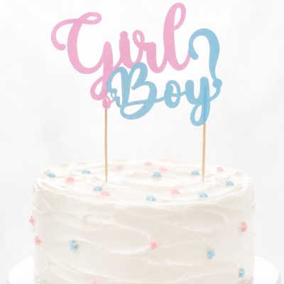 Διακοσμητικό Topper Τούρτας – Girl or Boy